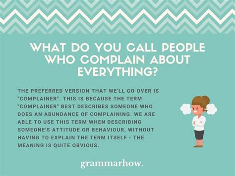 10 Words For Someone Who Complains About Everything .
